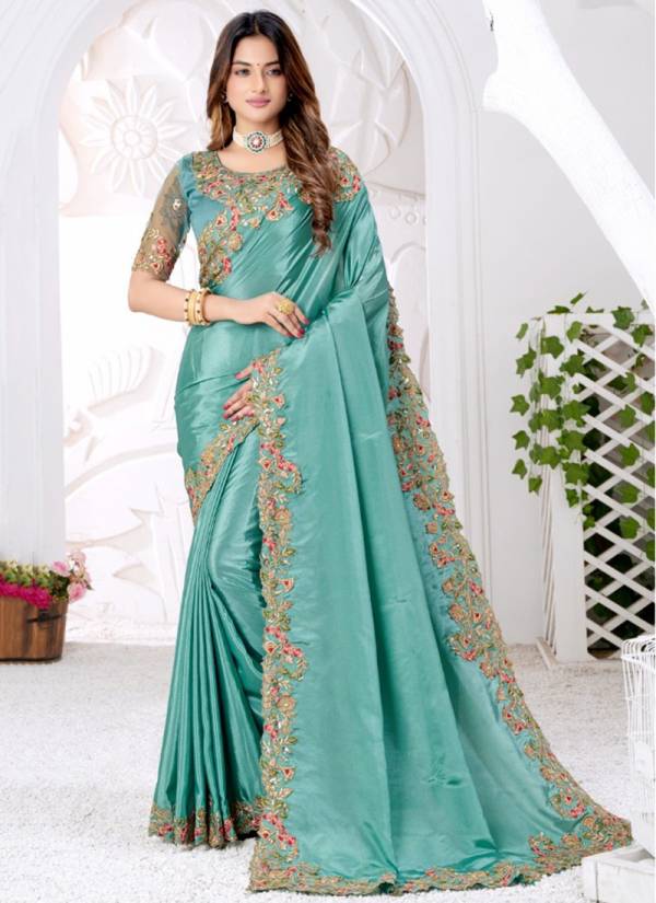 MEHAK MALAI New Fancy Festive Wear Silk Designer Saree Collection
